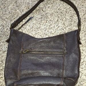 Brown Leather Shoulder Bag